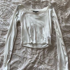 White crop top